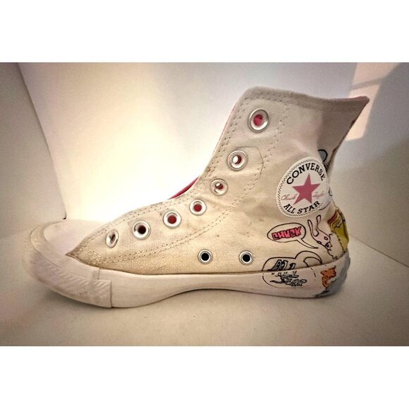 Converse Chuck Womens All Star High Top Sneakers Womans 8 Notebook 2021 White  C - Picture 2 of 11